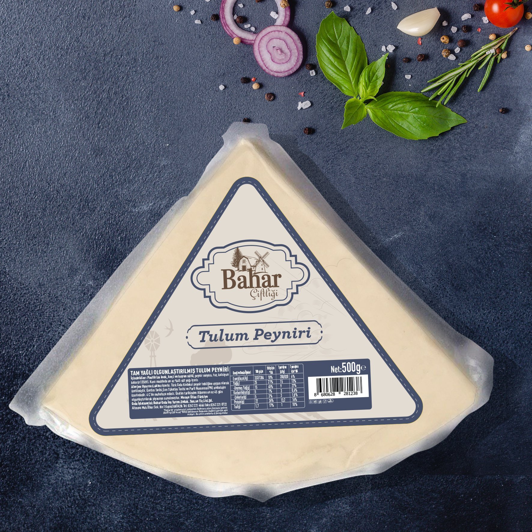 BAHAR ÇİFTLİĞİ TULUM PEYNİRİ (500G)